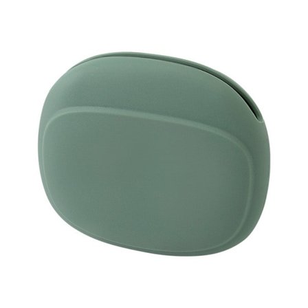 Hörselverneske, Mini Silica Gel Earbuds Beskyttelsesveske Headset Oppbevaringsboks for Hodetelefoner, Bluetooth Headset, 1 stk grønn