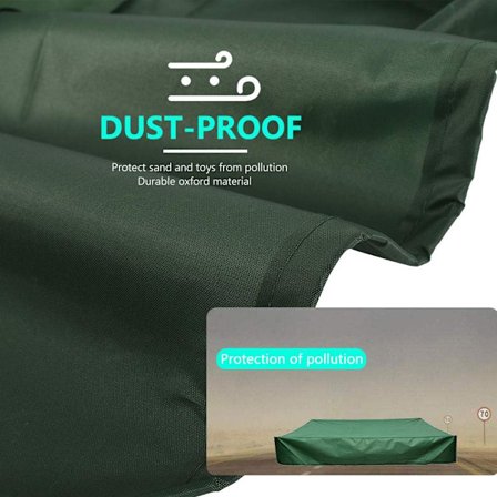 *Sandkasse Presenning 120x120 cm Vandtæt Beskyttelsesdæk UV Beskyttelse*