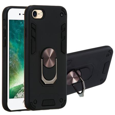 Iphone 7/8/se (2020/2022) - Hybrid Armor Ring Skal - Svart Svart