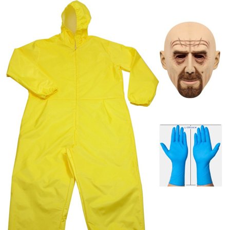 Breaking Bad Walter White Cosplay Gul Kedeldragt Kostume Halloween Party Kostume