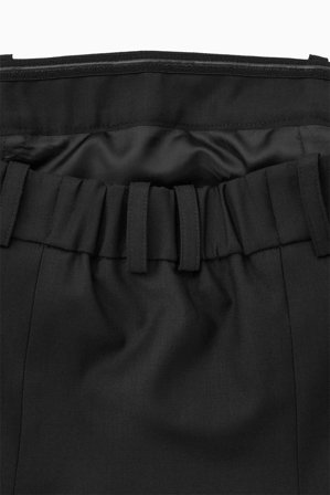 COS Women's Bustier Destrutturato In Lana in Nero