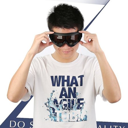 Muovista valmistetut LED-lasit, jotka syttyvät ja vilkkuvat - täydelliset rave-juhliin