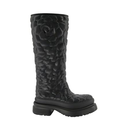 Valentino, High Boots Czarny, Kobieta, Rozmiar: 37 EU
