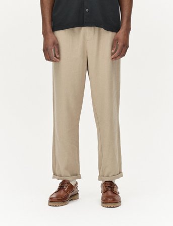 Gabba Zeta Lino - Beige - M x 32