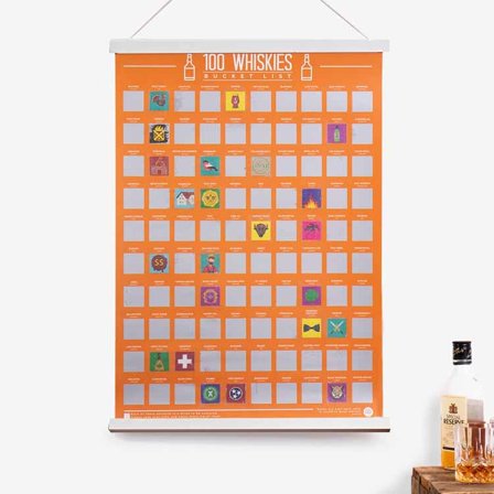 Whiskey Scratch Off Bucket List