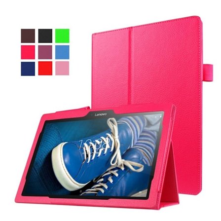 Lenovo Tab 10 TB-X103F litchi-nahkainen nahkakotelo - Ruusu