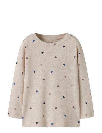 name it Nmfnutti Ls Top Noos - Beige - 92