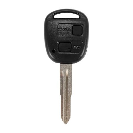 2 KNAPPER NØKKELDEKSEL FJERNKONTROLL FOR Toyota Yaris