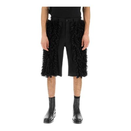 Comme des Garçons, Casual Shorts Zwart, Heren, Maat:S