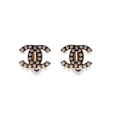 Chanel Vintage Pre-owned Earrings Gul, Dame Vintage Smykker, Størrelse: ONE Size