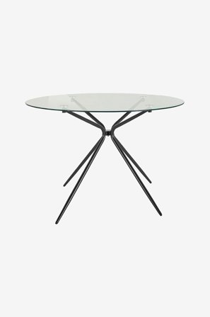 Loft24 - Spisebord Silvie Ø110 - Sort - Spiseborde - Fra Homeroom