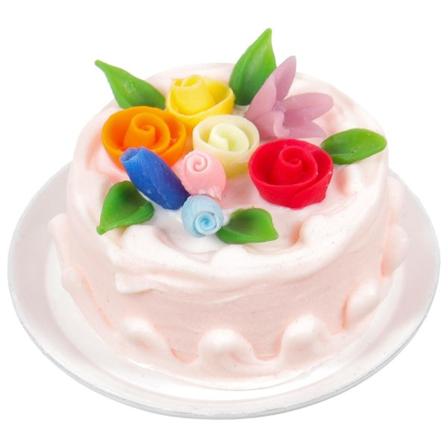 Falsk Kage Mini Kunstig Dessert Model Fotografi Rekvisit Bryllup Bord Dekoration Assorteret Farve B2 Assorted Color B 2.5x1.5cm