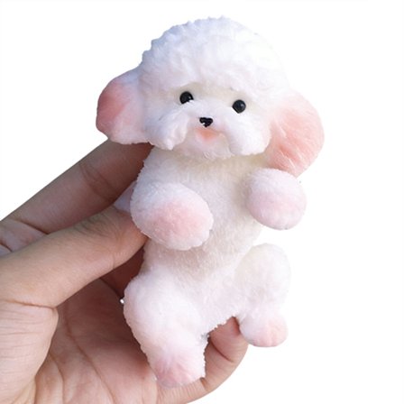 Mini käsintehdyt Squishys-koiranlelu söpöt Fidgets-lelut stressipallot aikuisille aistilliset stressilelut