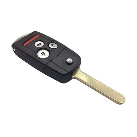 Bilnøkkelskall med 3+1 knapper for Honda Acura