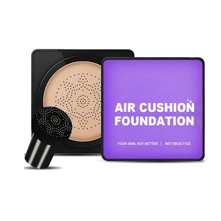 Svampdesign Kuddar Kräm Full Täckning Concealer Återfuktande Formula För Torr Hud Och Resor