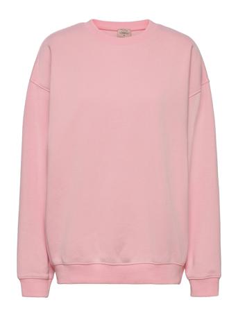 Pullover Ls Sweat-shirt Genser Rosa Barbara Kristoffersen By Rosemunde