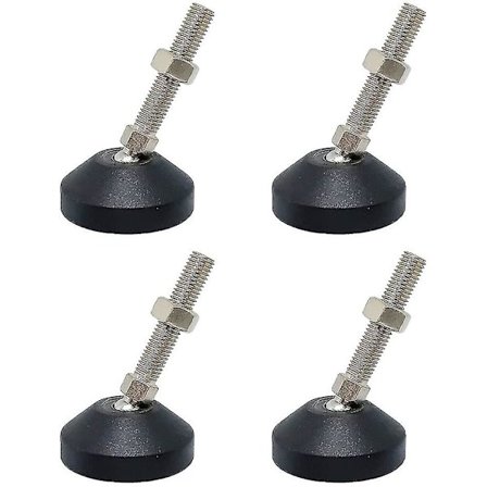 4 stk. Justerbare Bordben Nivellering Fødder Skruet Nivellering Fødder Med Gevindstang Justerbar Retning Møbel Hardware