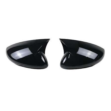 Auton kiiltävän musta häränsarven sivupeilin peitekannet Ovipeilin kuori Takapään peilisuoja Mach-e 2021