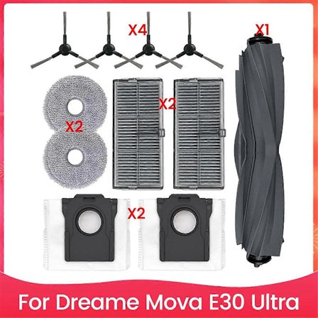 Reservedele til Dreame Mova E30 Ultra robotstøvsuger