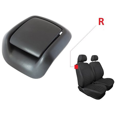 Lämplig för Ford Fiesta MK6 bil huvud- och passagerarsätets ryggstödsjusteringshandtag fram höger 1417520