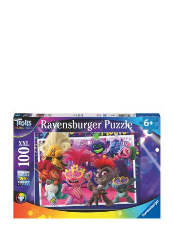 Trolls 2, Verdensturne 100P Toys Puzzles And Games Puzzles Classic Puzzles Multi/mønstret Ravensburger