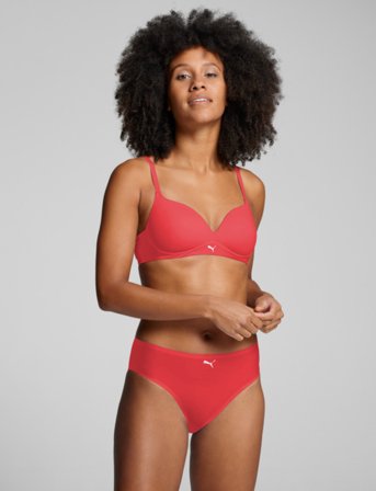 PUMA Puma Women One Size Brief 2P Hang - White - ONE SIZE