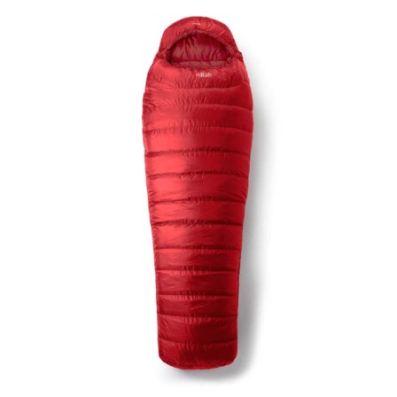 Rab Ascent 300 XL down sleeping bags Red Left Zip