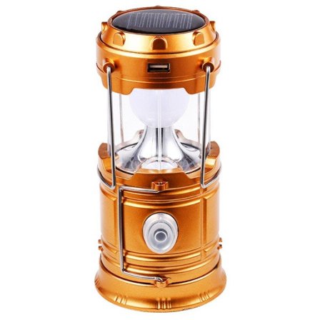 Utendørs Telt Lys Lantern Solar Strøm Sammenleggbar Lampe Lommelykt Nød Lampe Camping Lampe