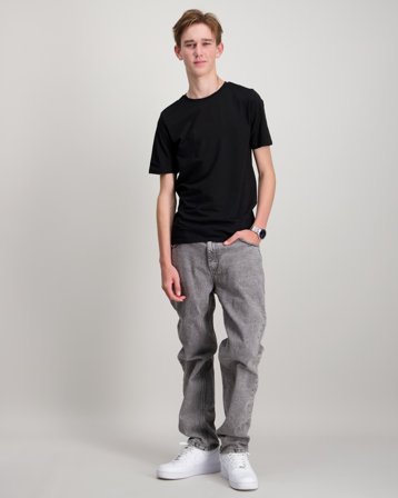 Grunt Street Loose Ash Grey Grå Jeans Gutt - Kids Brand Store