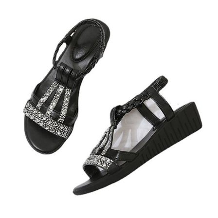 Damsandaler Slingback Sko SVART 37 black 37
