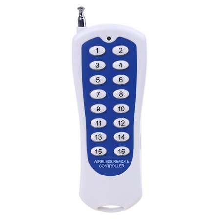 DC12V 16CH RF Trådløs Fjernbetjening 16 Taster Trådløs Sender til Elektronisk Dør Vindue Kontakt Alarm