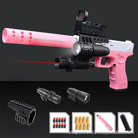 Rion Tactical Version Shell-utkastande Glock Soft Bullet Gun Toy Pistol Soft Egg Launcher Toy Pistol