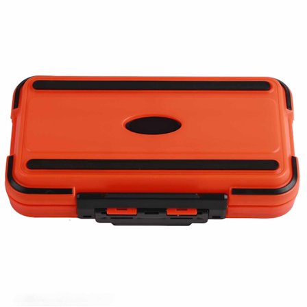 ABS Vandtæt Fiskegrejsæske Agn Lokkemad Kroge Opbevaringskasse Organizer Container Tilbehør L gul