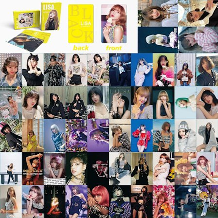 Kpop Bp valokuvat 54 kpl Bp Lomo-kortit Blackpink-kortit Lisa Jennie Jisoo Rose (FMY)