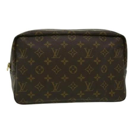 Louis Vuitton Vintage, Brown Canvas Louis Vuitton Trousse Toilette Bruin, Dames, Maat:ONE Size