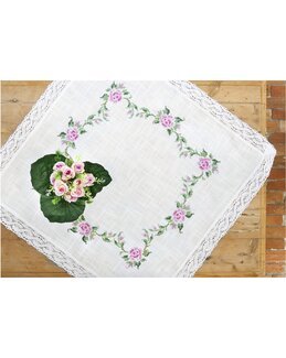 Broderipakke Duk Rosa roser - Duftin