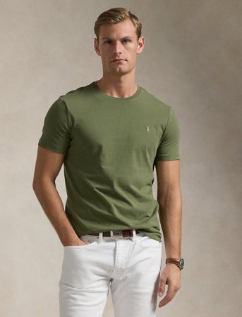 Polo Ralph Lauren 26/1 Jersey-Ssl-Tsh - Khaki green - XS