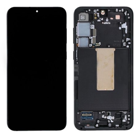 Samsung Galaxy S23 Display mounted original parts - Phantom Black