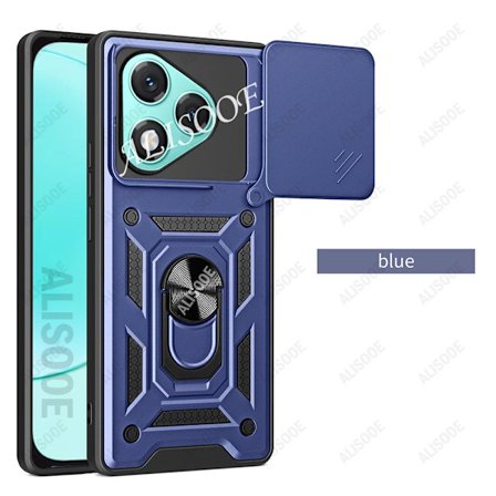 Funda för Honor 400 Lite 5G / Honor 400 Pro Global Fodral Skjut Kamera Ring Stativ Hållare Stötsäkert Skydd för Honor 400 Lite Capa