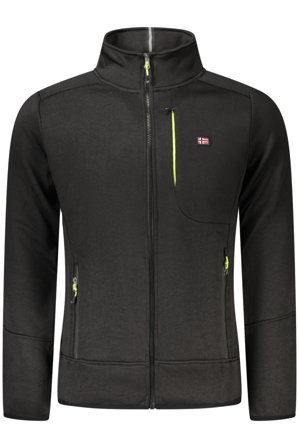 Norway 1963 Felpa Con Zip Uomo Nero