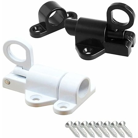 2 stk. skydelås, sikkerhedslås, fjederbelastet dørgreb, til B