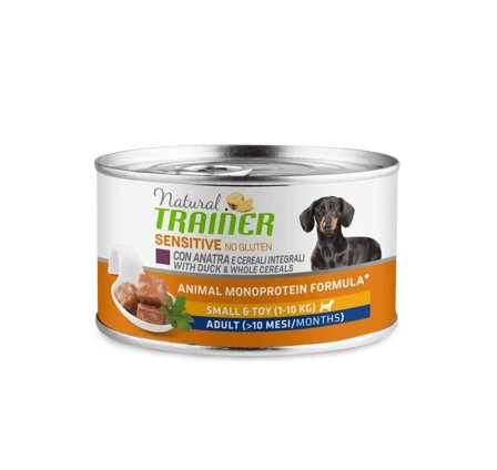 Natural Trainer Sensitive No Gluten Small & Toy Adult con Anatra