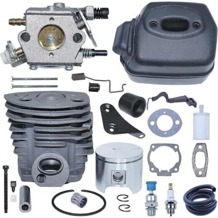 46mm Cylinderkit Kompatibelt med Husqvarna 55 51 Motorsågsmodeller[JSR]