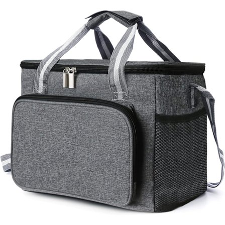 15L Lämpöruokakassi, lounaskassi, työlounaskassi, pieni kannettava kylmälaukku retkeilyyn, rannalle, toimistoon, kouluun