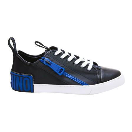 Moschino - Sneakers - Svart - Herr - Storlek: 39 Eu, Herr, Storlek: 39 EU