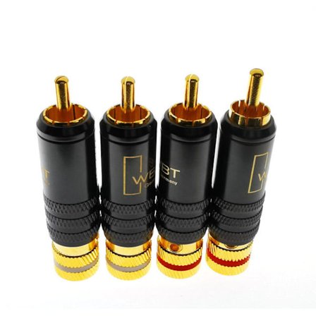 WBT-0144 Förgylld RCA-uttag eller RCA-kontakt Typ AV Ljud och Video Uttag Video Uttag Anslutning