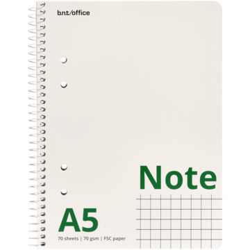 Kollegieblokk A5 Rutet