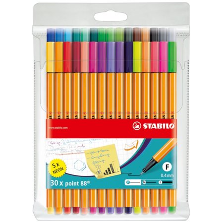 Stabilo Point 88 Fineliner 30-pack