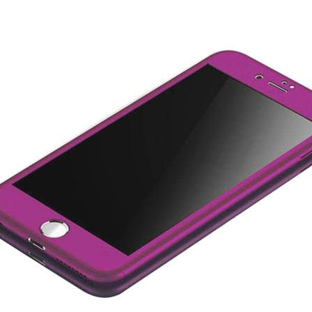 TG Genomtänkt Dobbeltdeksel (FLOVEME) - iPhone SE 2020 Lilla