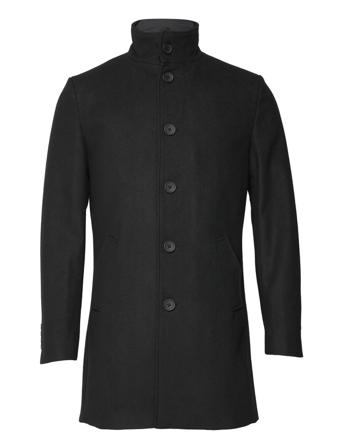 Bs Ontario Slim Fit Coat Black Bruun & Stengade